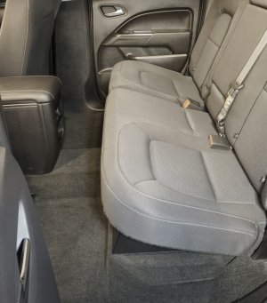 GMC Canyon Underseat Lockbox - Rear - Tuffy Products - Full Width with Pry-Guard Locking System - `14-`22